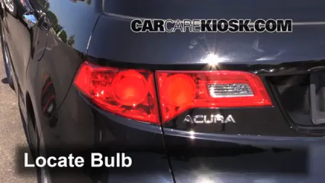 2009 Acura RDX 2.3L 4 Cyl. Turbo Luces Luz de freno (reemplazar foco)